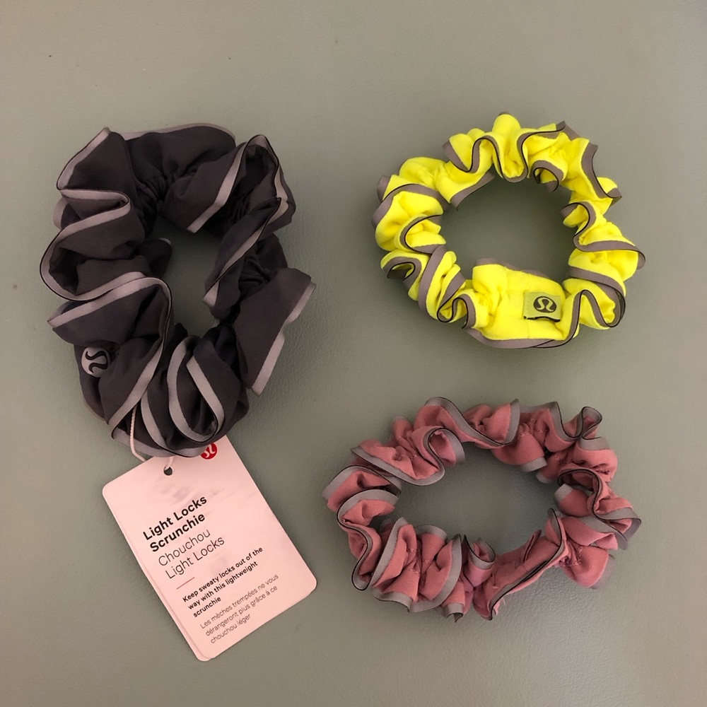 Assorted lululemon scrunchies